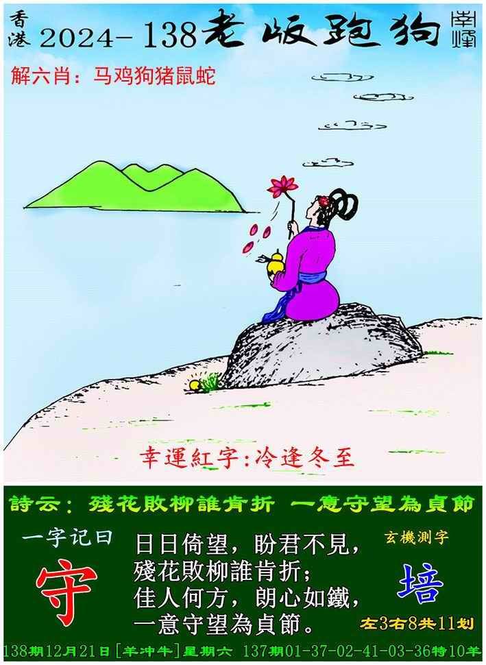 老版跑狗图